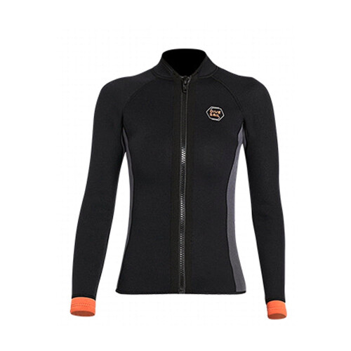 Women's wetsuit with zipper, warm, full-length 1