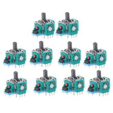 10 St 3D Joystick Potentiometer FöR PS5 PS4 Game Controller Vibrerande Joystick Reparera Delar