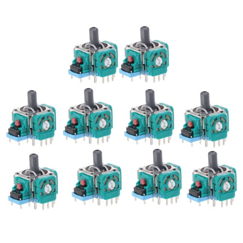 10 St 3D Joystick Potentiometer FöR PS5 PS4 Game Controller Vibrerande Joystick Reparera Delar