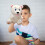 Fantoche de mão de galinha de pelúcia com boca móvel de 23 cm (9 polegadas) 8
