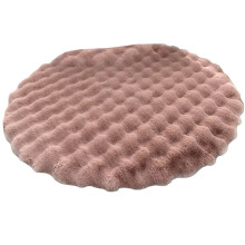 Round Carpets for Living Room Plush Floor Mat Soft Area Rugs Bedroom Bedside Fluffy Mat Rug Room Decor,,1X1M