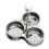 Stainless Steel Egg Poacher Cup 4-Cavity 8