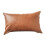 Leather Effect Pillow Cushion 30x50cm Solid Color 6