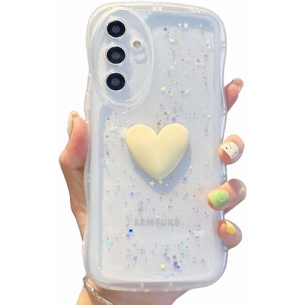 3D Love Heart Glitter Phone Case For Samsung Galaxy A34 5G 9362892733239