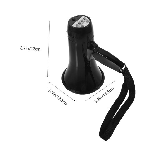 Portable Megaphone Speaker ABS Housing Black 1