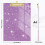 Glitter Acrylic Clipboard Rose Gold 1 Piece 2