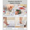 Kitchen Anti-Fatigue Mat White Flower 20x32 inch 5