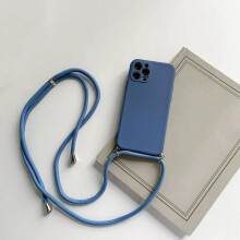 Flytande silikon axelbandsrem för iPhone
