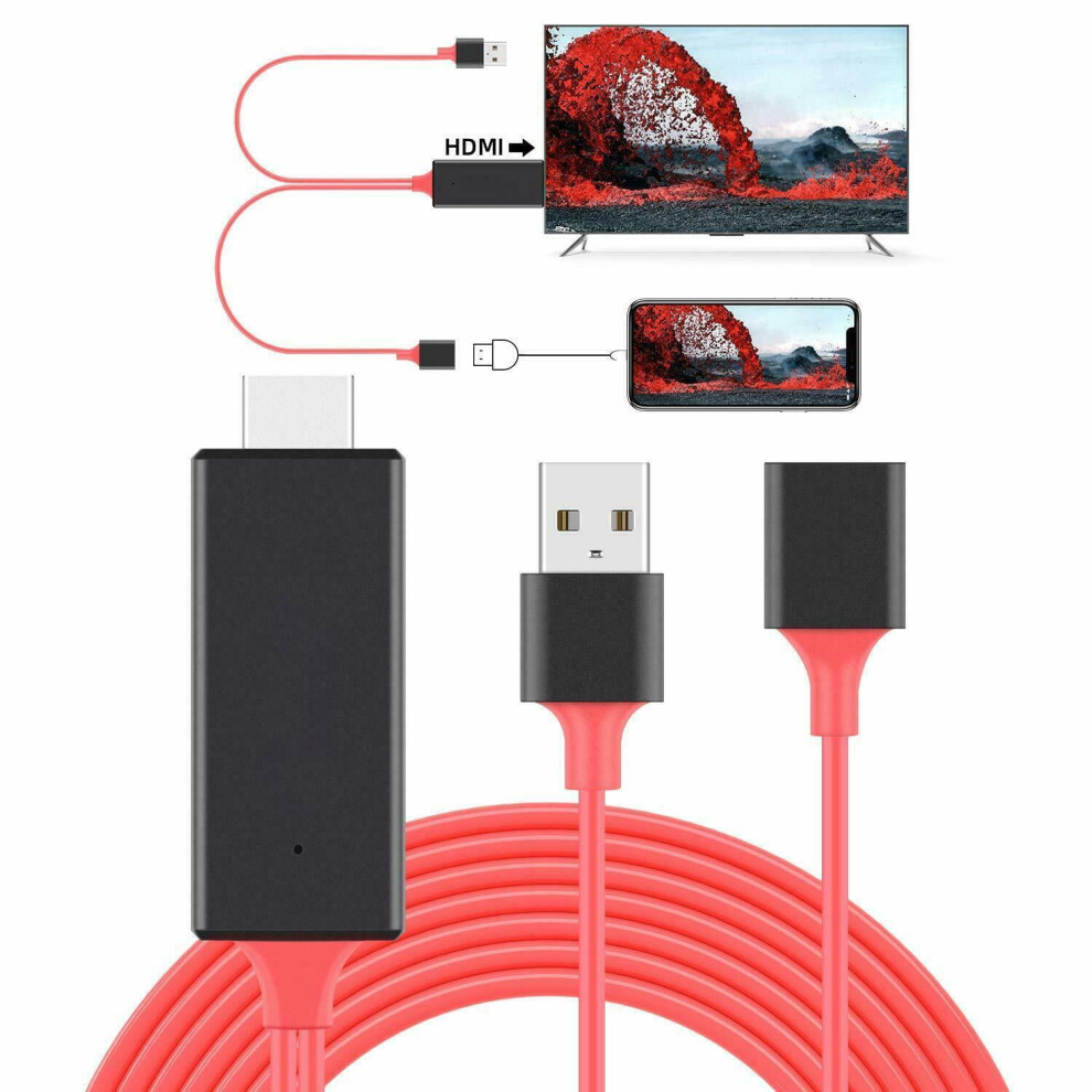 Hdmi Cable For Iphone Ipad Android Samsung Type-C 9362892731945