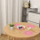 Handmade crocheted flower placemat round 20 cm 7