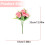 Artificial Pink Peonies Bouquet 1 Piece 3