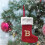 Kerstkousen met monogramletters, rood fluweel, wit 4
