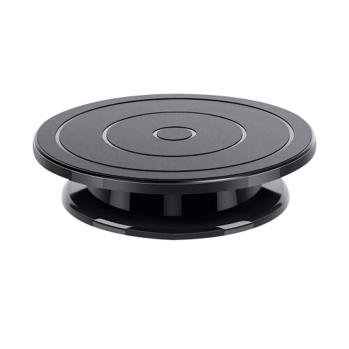 Plastic Cake Decorating Turntable Black 28cm 1