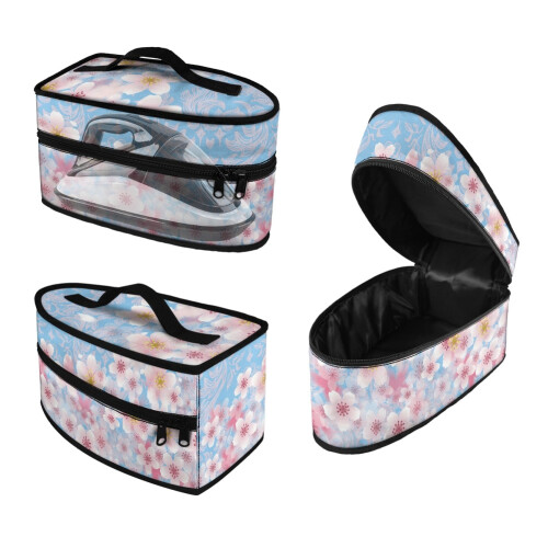 Floral Steamer Organizer Polyester Lightweight Case