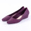 Women's Pointed Toe Ballet Flats Purple Solid 1