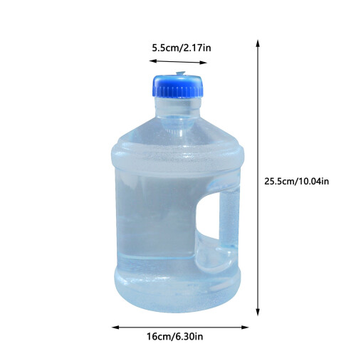 Water Bottle with Cover and Handle 0.8/1.3 Gallon 12-Pack 1