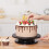 Plastic Rotating Cake Turntable 12 Inch Black 5