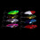 Esca da pesca Spoon Spinner Crank Bait2Pack 7