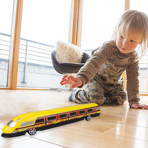 High-Speed Rail Toy Train Model Pull-Back Bullet Train