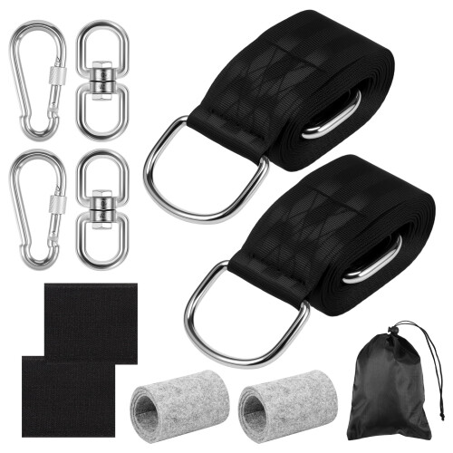 Tree Swing Hanging Strap Kit Nylon Weatherproof 9.84 FT