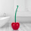 Set di scopino per WC a forma di ciliegia con supporto 5