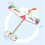 Wood Airplane Glider Kit Rubber Band Powered 6 pcs 8