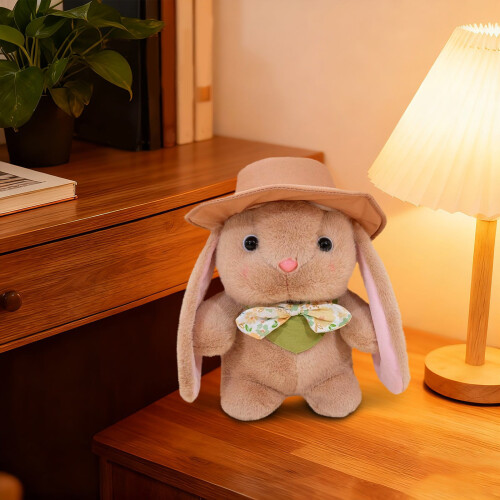 Soft Bunny Stuffed Animal Toy – Plush Rabbit Gift for 1