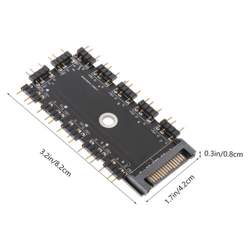 ARGB-ventilatorhubcontroller voor pc (1 set) 2