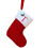 White knitted Christmas tree cuff stockings with monogram 2