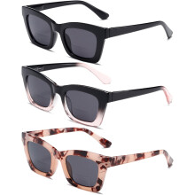 Lesebrille für Damen, übergroß, quadratisch, Blaulichtfilter