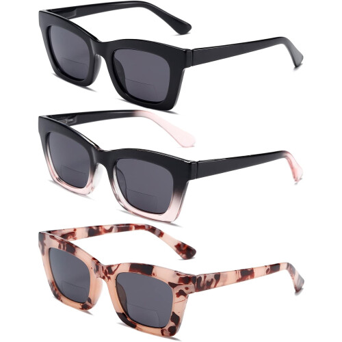 Lesebrille für Damen, übergroß, quadratisch, Blaulichtfilter