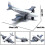 Aircraft Plane Playset Durable Alloy 6-Pack 6