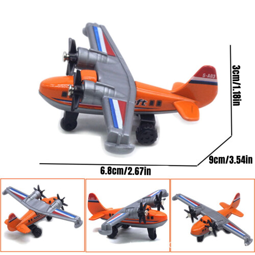 Aircraft Plane Playset Durable Alloy 6-Pack 2
