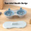 Microwave Egg Poacher Silicone Double Cavity 2 Cups 7