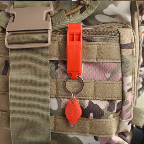Emergency Whistle Portable 120dB 4pcs with Neck Strap 1