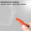Emergency Whistle Portable 120dB 4pcs with Neck Strap 3