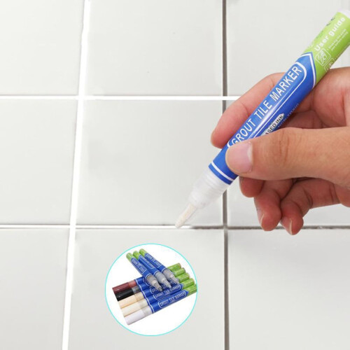 Grout Marker Pen Waterproof Odorless for Tiles 1pc 2