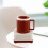 LOVIVER heating coffee mug red 1-piece 6