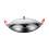 Stainless Steel Wok Pan with Lid 9 Inch Double Handle 3