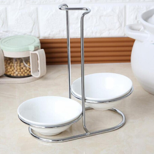 Spoon Rest Holder with Long Handle for Soup Ladles 2