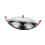 Stainless Steel Wok Pan with Lid 9 Inch Double Handle 4