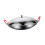 Stainless Steel Wok Pan with Lid 10 Inch Double Handle 5