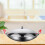 Stainless Steel Wok Pan with Lid 9 Inch Double Handle 8