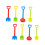 Beach Playing Set with Shovel and Sand Tools 1 Set 4