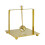 Gold Paper Napkin Holder Flat Dispenser Rack 1 Pack 4