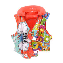 Kids' Cartoon Sleeveless Life Vest 3-5 Years Red