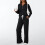 Women's 2-piece lounge set with turtleneck sweater and 7