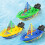 Wind-up Boat Toy Amphibious 1PC 3