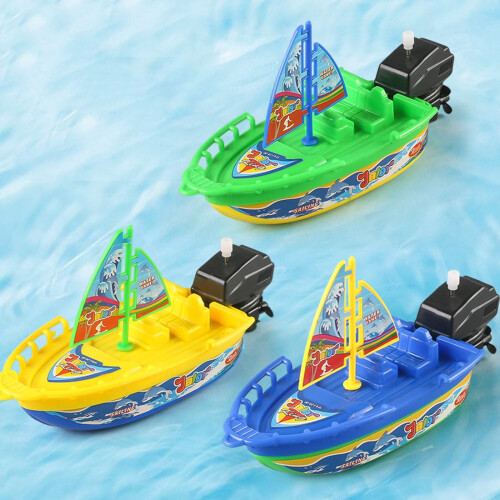 Wind-up Boat Toy Amphibious 1PC 2