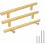 Gold Cabinet Pulls Brushed Brass 5-Pack 6.25 Inch Centers 1